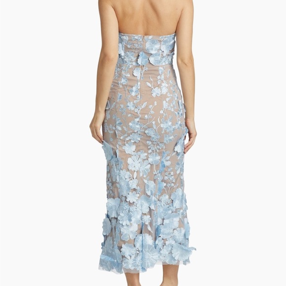 Elliatt Cocktail Dress in Baby Blue-SMALL - Picture 4 of 4